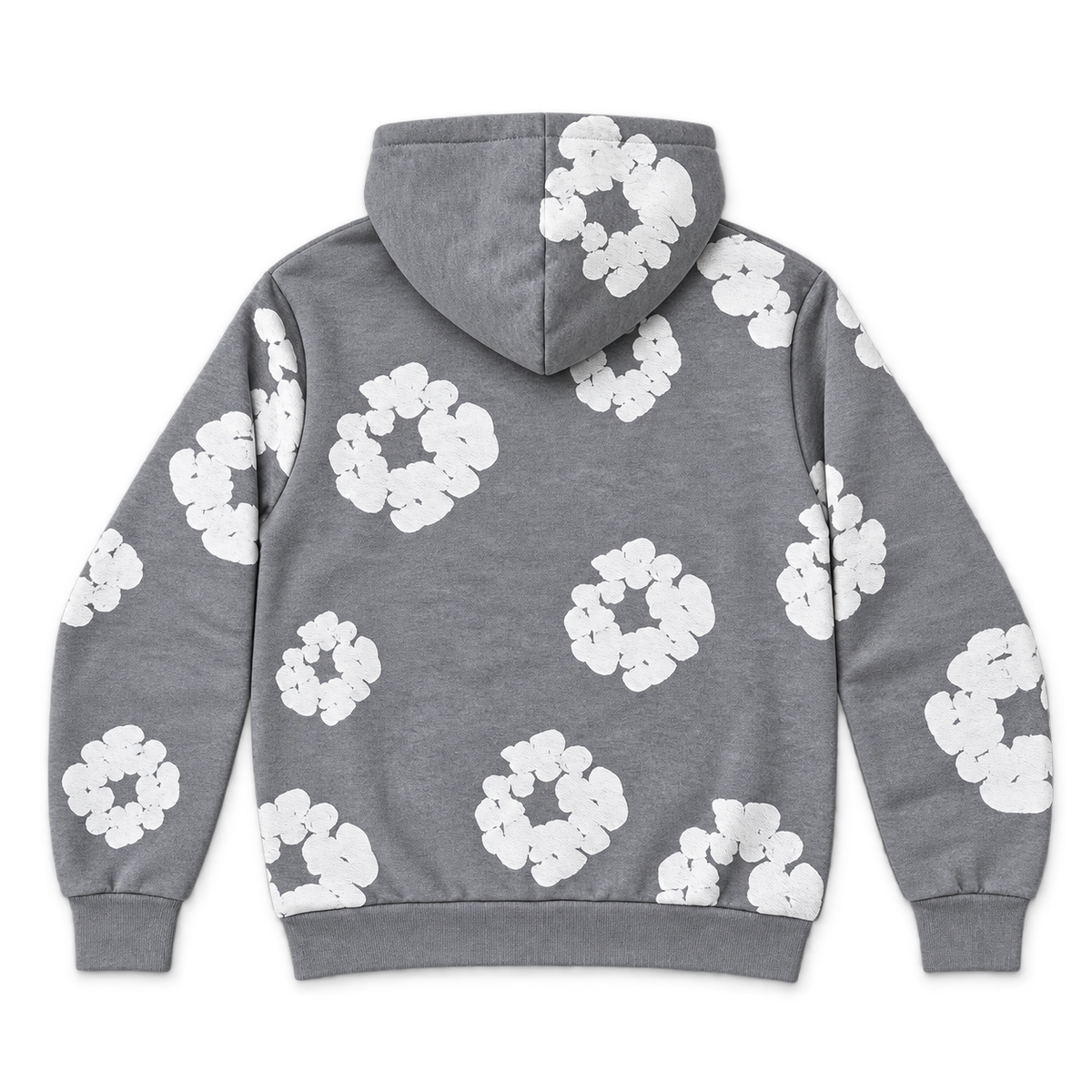 Cotton Wreath Hoodie – Heather Gray