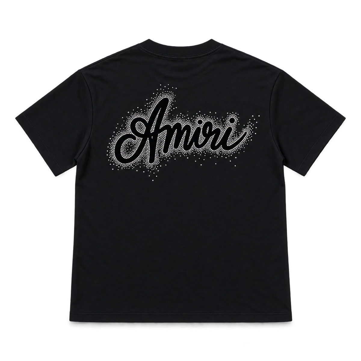 Crystal Script Tee – Black